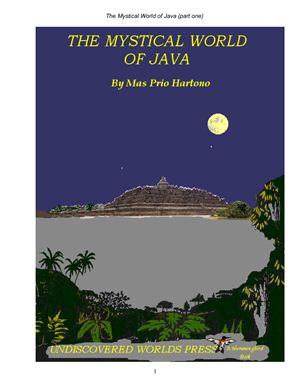 Hartono Prio M. The Mystical World of Java