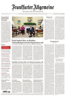 Frankfurter Allgemeine Zeitung für Deutschland 2015 №34/7 D1 Februar 10