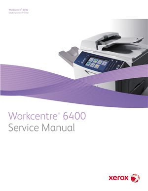Xerox WC 6400. Service Manual