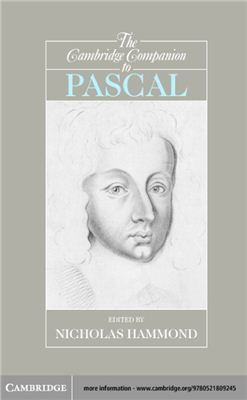 Hammond N. The Cambridge Companion to Pascal