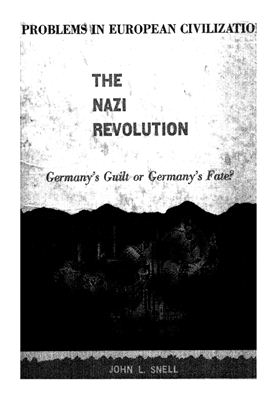 Нацистская революция: вина немцев или их судьба? (Сб. ст.)