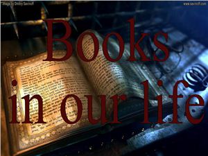 Books in our life