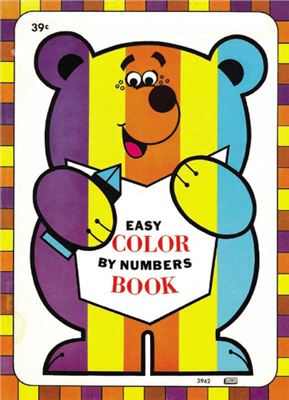Easy Color by Numbers Book (Легкая раскраска по номерам)