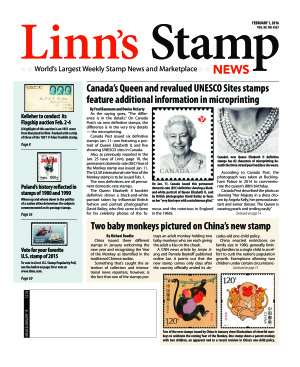 Linn's Stamp News 2016 Vol.89 №4553