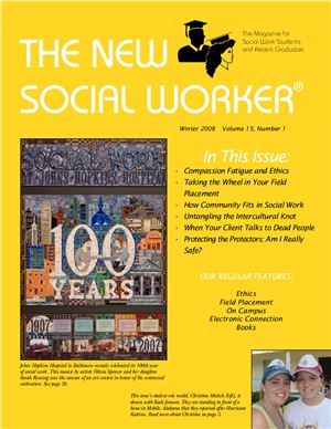 The New Social Worker 2008 Vol.15 №01