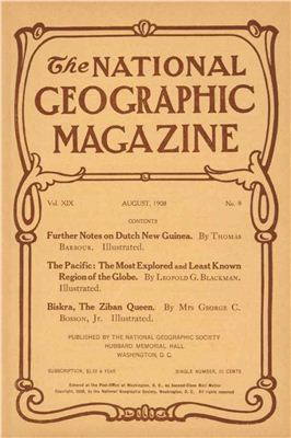 National Geographic Magazine 1908 №08