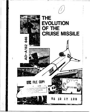 Werrel K.P. The Evolution of the Cruise Missile