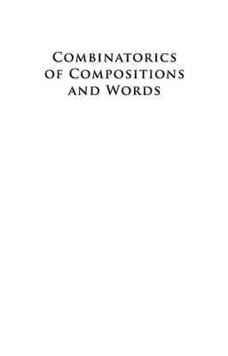 Heubach S., Mansour T. Combinatorics of Compositions and Words