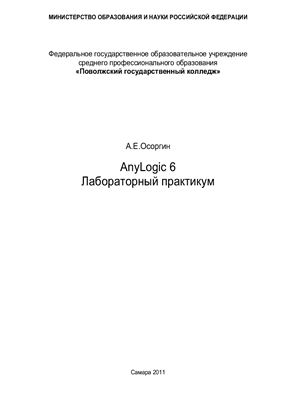 Осоргин А.Е. AnyLogic 6