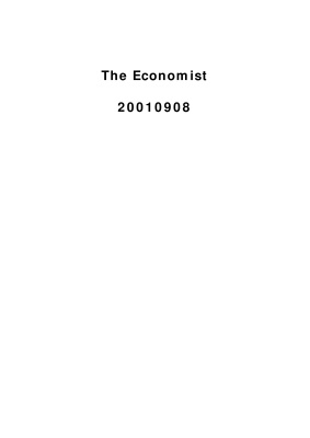 The Economist 2001.09 (September 08 - September 15)