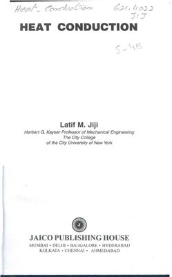 Jiji L.M. Heat Conduction