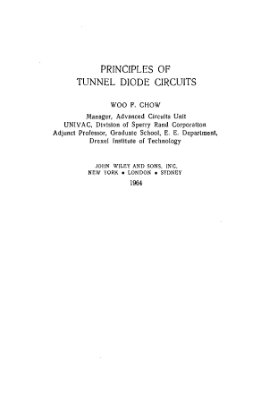 Чжоу В.Ф. Принципы построения схем на туннельных диодах