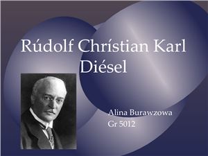 Rúdolf Chrístian Karl Diésel