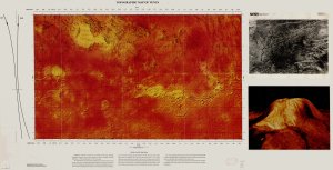 Топографічна карта Венери (Topographic map of Venus)