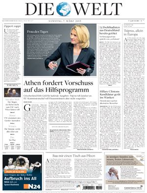 Die Welt 2015.03 Marz 07