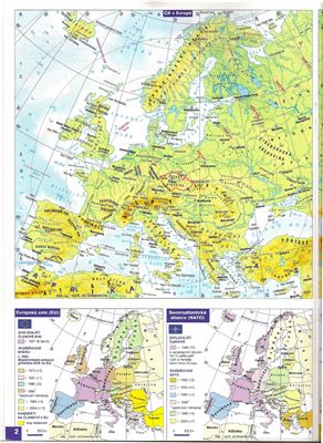 Чехия. Общегеографические карты