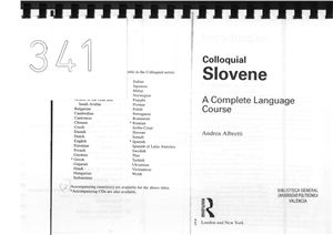 Albretti A. Colloquial Slovene. A Complete Language Course