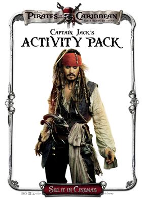 Pirates of the Caribbean. Captain Jack's Activity pack