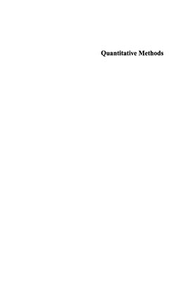 Brandimarte P. Quantitative Methods: An Introduction for Business Management