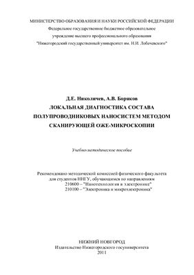 Николичев Д.Е., Боряков А.В. Локальная диагностика состава полупроводниковых наносистем методом сканирующей оже-микроскопии
