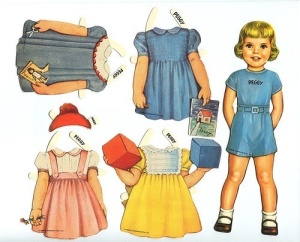 Куклы с одеждой для вырезания