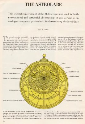 North J.D. The Astrolabe