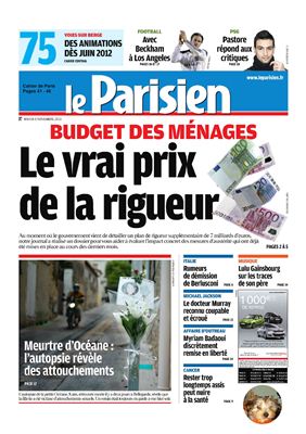 Le Parisien 2011 №20847 (08.11.2011)