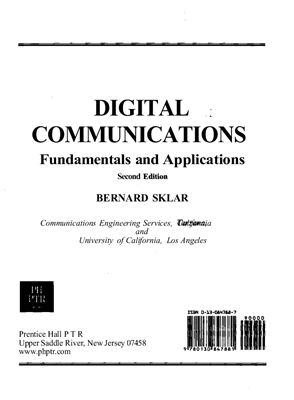 Bernard Sklar. Digital Communications: Fundamentals and Applications