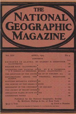 National Geographic Magazine 1903 №04