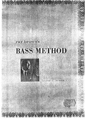 Brown Ray. Bass method (контрабас)