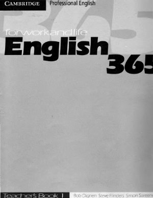 Dignen, Flinders &amp; Sweeney. English 365 Level 1 Student and teacher's book