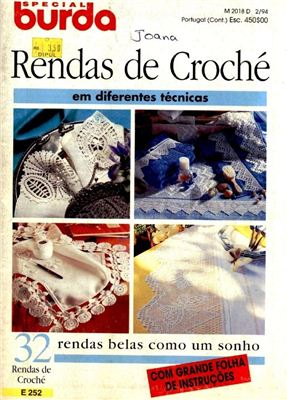 Burda Special 1994 №02 (Portugal). Renda de Croche (Вязание крючком)