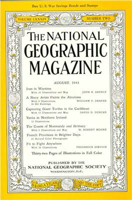 National Geographic Magazine 1943 №08