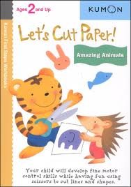 Kumon. Let's cut paper. Amazing animal