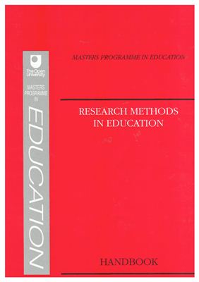 Research methods in education (hand book)