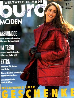 Burda Moden 1992 №11 ноябрь