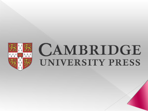 Cambridge University Press - Издательство Кембриджского университета
