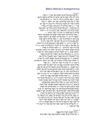 Biblia Hebraica Stuttgartensia (Hebrew)