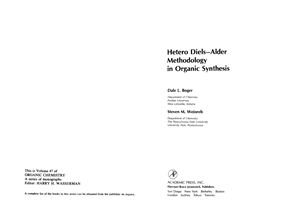 Boger D.L., Weinreb S.M. Hetero Diels-Alder Methodology in organic synthesis