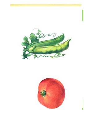 Тематический словарь в картинках. Фрукты, овощи