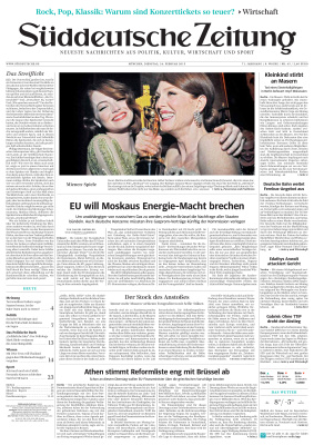 Süddeutsche Zeitung 2015 №45 Februar 24