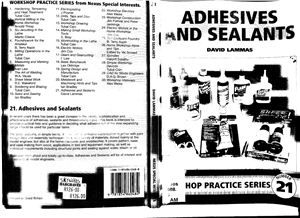 Lammas D. Adhesives and Sealants (Workshop Practice Series, No 21 from Nexus Special Interests)