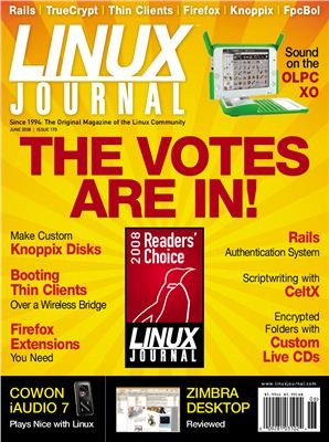 Linux Journal 2008 №170 июнь