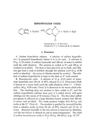 Organic syntheses. Vol. 37, 1957