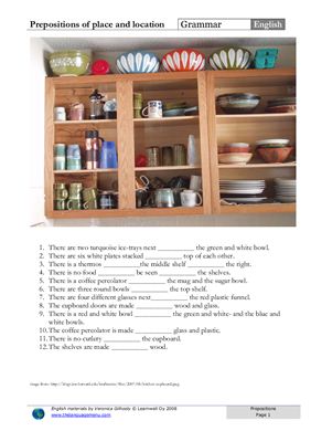 Prepositions of Place and Location