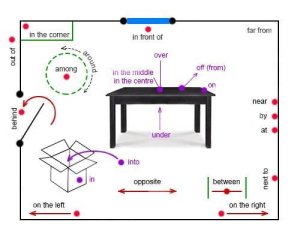 Предлоги. Положение в пространстве