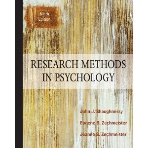 Shaughnessy J. Research Methods In Psychology