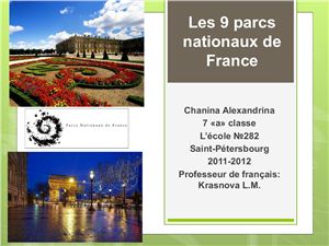 Les 9 parcs nationaux de France