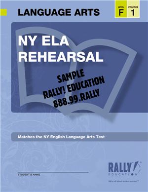 Rally Education. New York ELA Rehearsal. Grade 6. Sample
