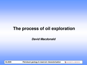 Лекция по Petroleum Geology and Reservoir Characterization. 2 - Exploration Process